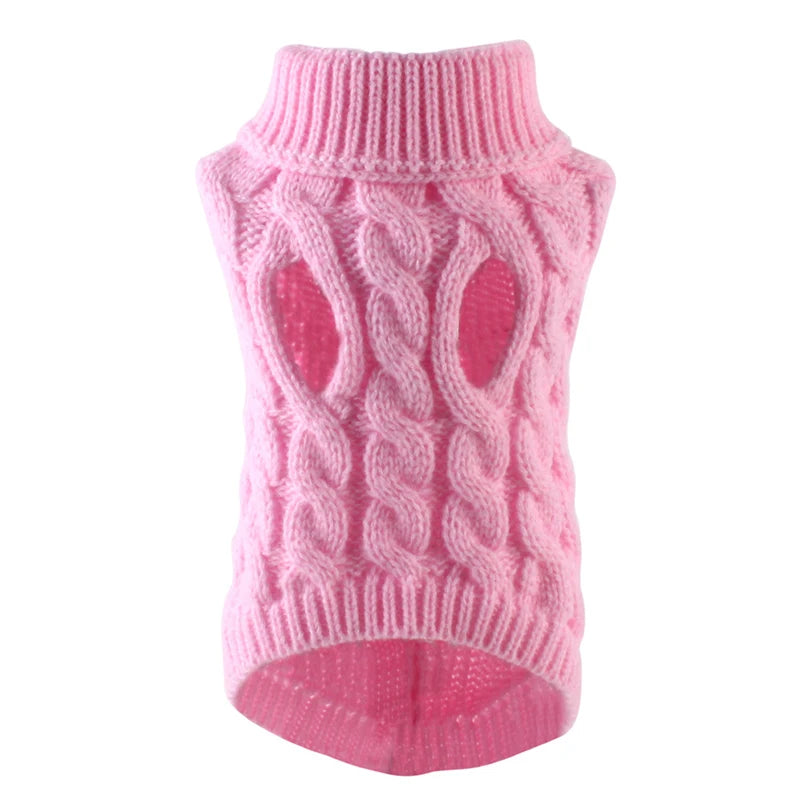 Cozy Turtleneck Sweater for Small & Medium Dogs & Cats – Warm Winter Knit for Chihuahua, Yorkie, Teddy, and More