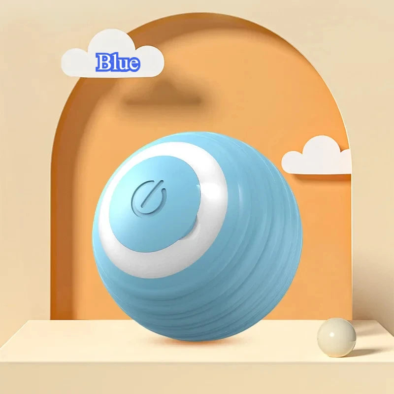  Smart Rolling Cat Toy – Rechargeable Mouse Tail Ball for Endless Pet Fun & Training