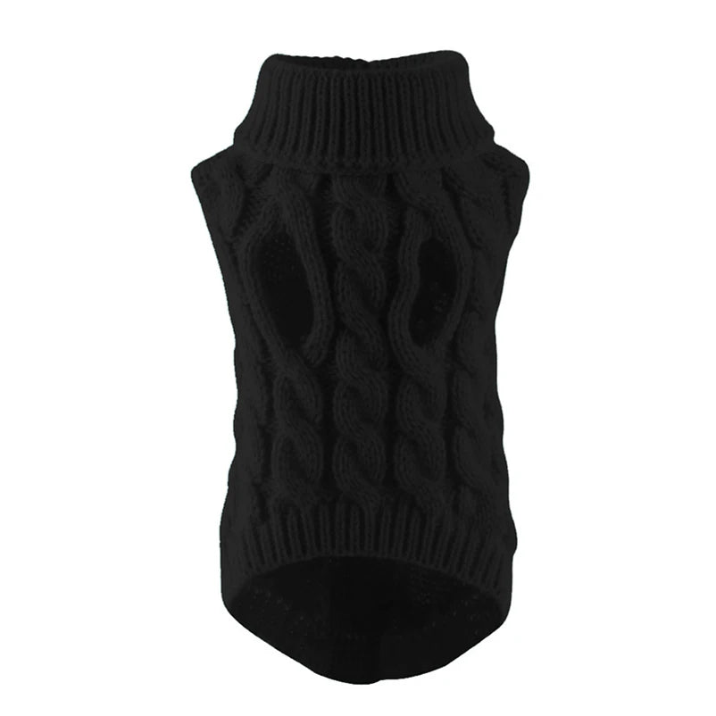 Cozy Turtleneck Sweater for Small & Medium Dogs & Cats – Warm Winter Knit for Chihuahua, Yorkie, Teddy, and More
