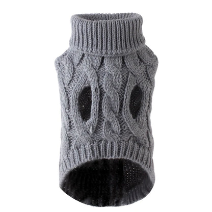 Cozy Turtleneck Sweater for Small & Medium Dogs & Cats – Warm Winter Knit for Chihuahua, Yorkie, Teddy, and More